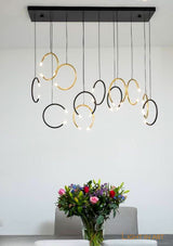 Hoop Chandelier