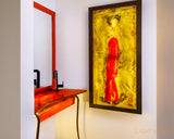 Square Glass Painting