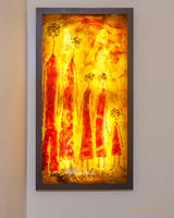 Square Glass Painting